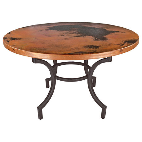 Corinthian Dining Table With 48" Copper Top