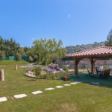 Fotografía exterior diurna y nocturna en Casa Rural Jesuskoa
