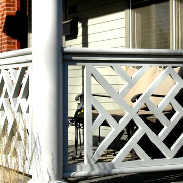 Chinese Chippendale Railing - Diamond