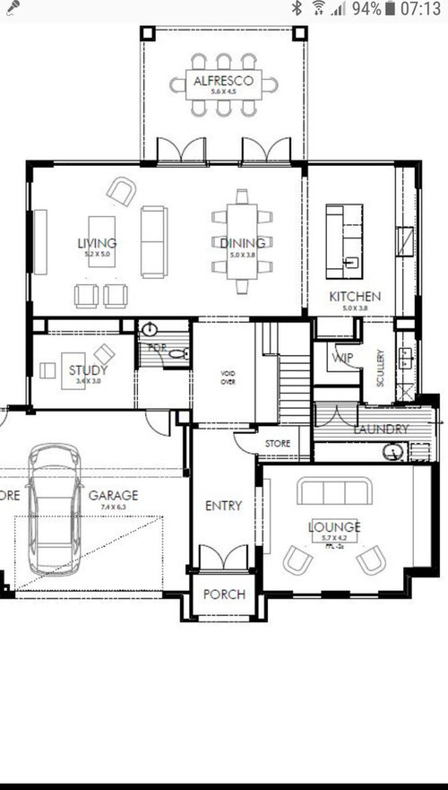 Floorplan advice on size of kitchen dining living Houzz AU