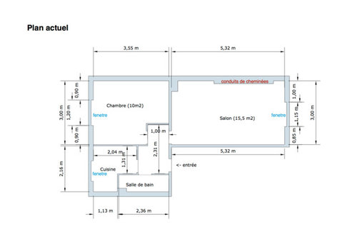 plan appartement 34m2