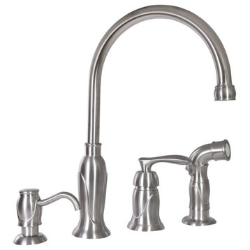 Design House 525808 Madison 1.8 GPM Widespread Faucet - - Satin Nickel