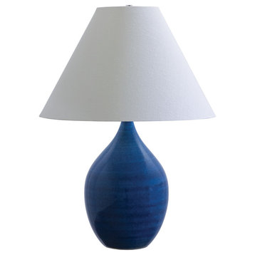 House of Troy GS400 Scatchard 1 Light Title 20 Compliant Accent - Blue Gloss