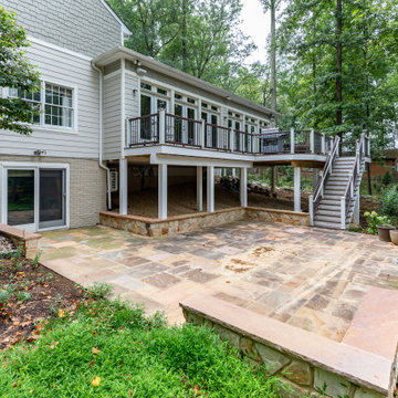 Grand Transformation of Outdoor Living for a Family to Enjoy in Vienna VA