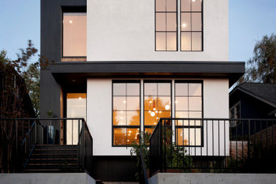 Transitional exterior home photo in Seattle