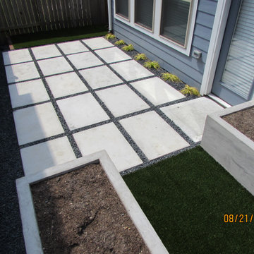 Transforming a patch of grass to a fun and functional space.