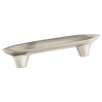 Du Verre Lotus Cabinet Pull, 5-3/8 in, Satin Nickel