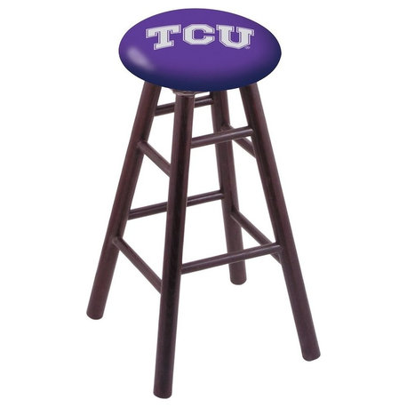 TCU Extra, Tall Bar Stool, Dark Cherry