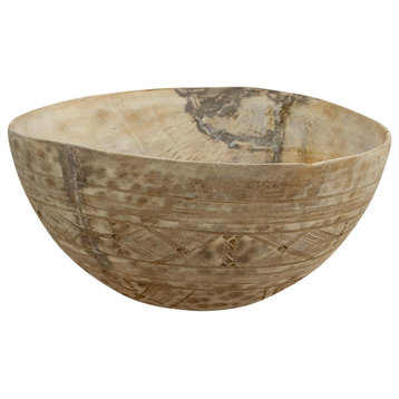 Finely Carved Hadiza African Bowl