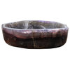 Novatto Natural Purple Onyx Irregular Stone Vessel Bathroom Sink