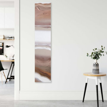 Wind Swept 1 & 2 -Abstract Vertical Panels