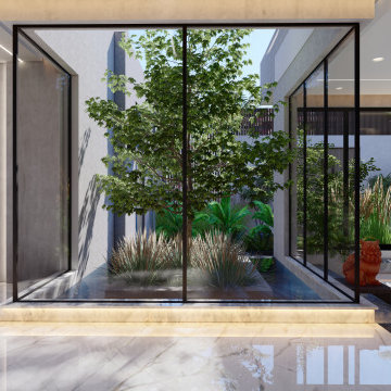 Luxury Tree courtyard house