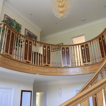Arts & Crafts staircase, Farnham, Berkshire.