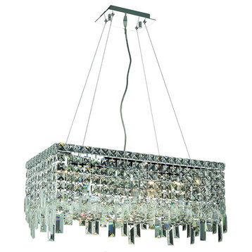 Elegant Lighting V2035D24C/RC Maxime 6-Light Hanging Fixture