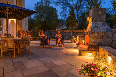 Patio - modern patio idea in Boston