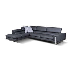Leather Sectional Sofa Ellington by Seduta d'Arte - $3,835.00 - Sofas And Sectionals
