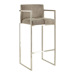 HAIR-ON-HIDE COUNTER STOOL - Bar Stools And Counter Stools