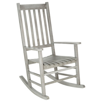 Safavieh Shasta Outdoor Rocking Chair, Gray Wash