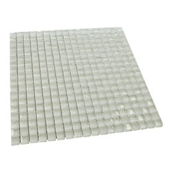 Super White Square Glass Mosaic Tiles - Home Accessories & Decor