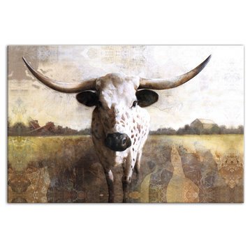 "Spotted Ox" Canvas Wall Art, 48"x32"