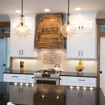 Midcontinent Cabinetry kitchen with refurbished barnwood