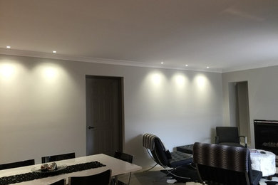 Invisible speakers, home theatre & feature lighting