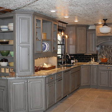 Splendid Knotty Alder Kitchen