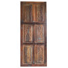 Consigned Hand-Carved Rustic Barn Door, Sliding Door, Custom Farmhouse Doors