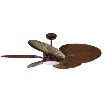 Lucci Air Bali 52" DC Ceiling Fan With Light, Oil Rubbed Bronze
