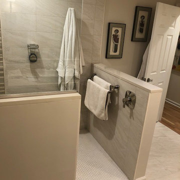 Contemporary Master Bath With Flare