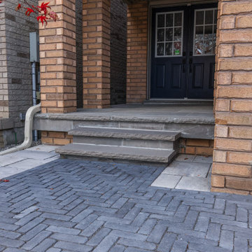 Modern Interlock Driveway & Contemporary Landscape Transformation