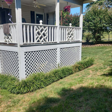 Deck Renovation, Custom Railing - Initial Photos