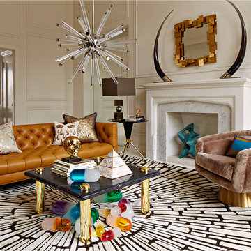 Electrum Accent Table