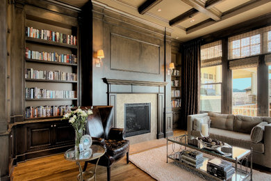 Inspiration for a timeless living room remodel in Seattle