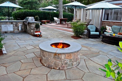 Patio - traditional patio idea in Boston