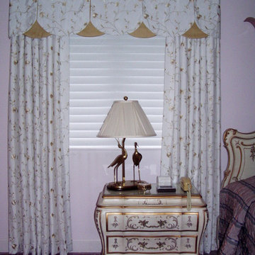 Custom Valance with Draperies