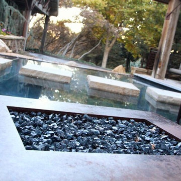 Fire Pit Near Pool