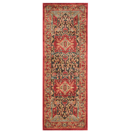 Safavieh Mahal Mah625D Red, Red Area Rug, 2'x8' Runner
