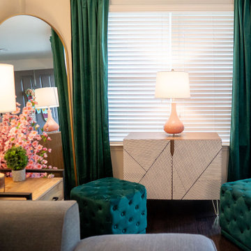 Boho Glam Living Room