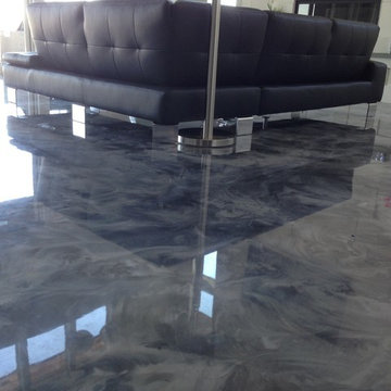 Metallic Epoxy flooring