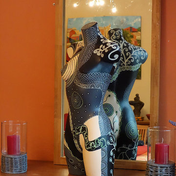 Painted sculpture by LAURA