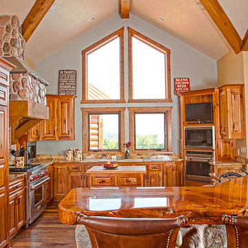 Erin, Wisconsin Project by Wisconsin Log Homes - www.wisconsinloghomes.com