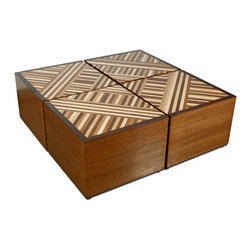 Houston 4 Piece Coffee Table Set - Coffee Table Sets