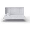 Contempo Horizontal Wall Bed With LED, 35.4"x78.7", white, White