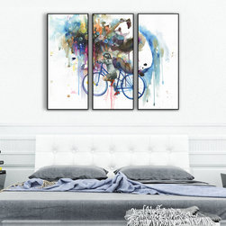 Creator of the Universe by Lora Zombie - Multi Panel Art - Fine Art Prints