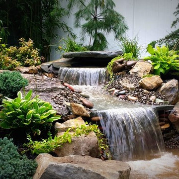 Waterfall pond