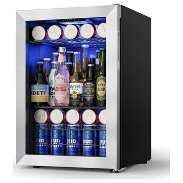 Yeego beverage refrigerator cooler Built-In 80 Cans Freestanding