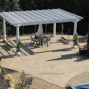 Stamped concrete by Decorative Concrete Council Contractors