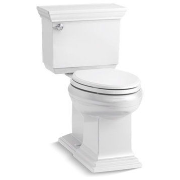 Kohler Memoirs Stately 2-Piece Elongated 1.28 GPF Toilet, White