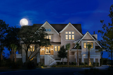 Inspiration for a timeless exterior home remodel in Charleston